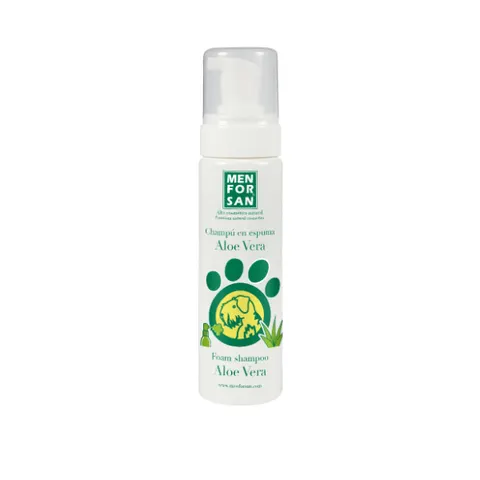 MENFORSAN Szampon pianka bez spłukiwania z aloe vera dla psów - 200 ml