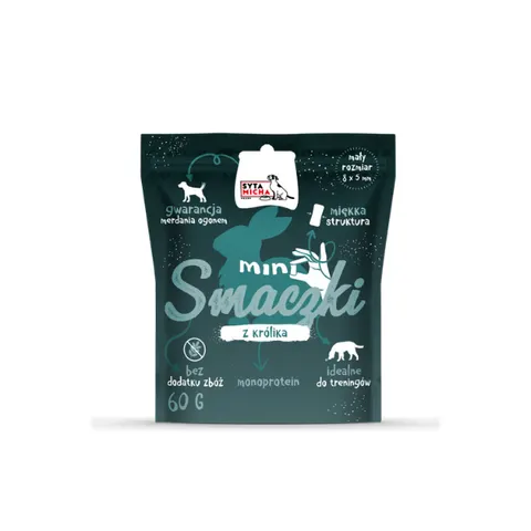 Syta Micha MINI Smaczki z królikiem 60g