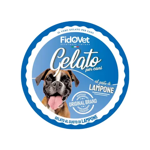 Lody dla psa - malinowe Fidovet Gelato