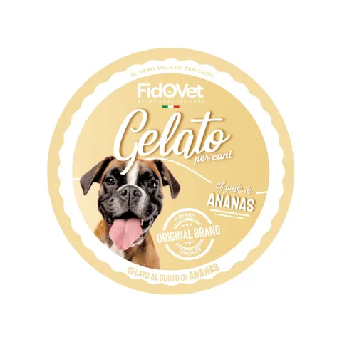 Lody dla psa - ananasowe Fidovet Gelato