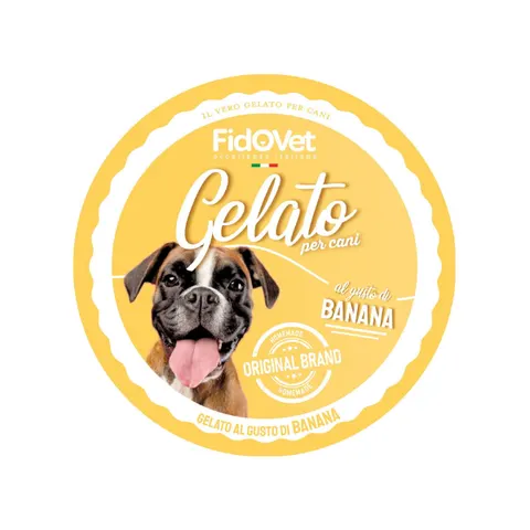 Lody dla psa - bananowe Fidovet Gelato