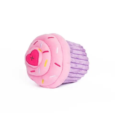 ZippyPaws Zabawka pluszowa dla psów - MUFFIN - różowy