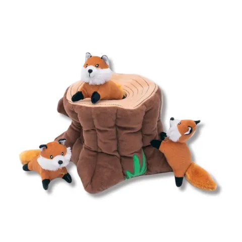 ZippyPaws Zabawka pluszowa NORKA dla psów - LISY XL