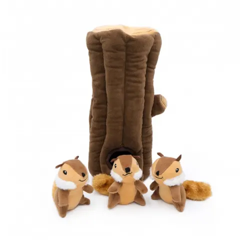 ZippyPaws Zabawka pluszowa NORKA dla psów - WIEWÓRKI XL