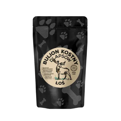 FOOD STUDIO CHEFS Bulion kostny dla psów - dziki łoś - 230 ml