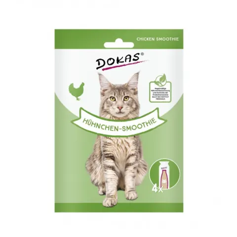 DOKAS Smoothie kurczak - kremowy przysmak dla kotów - 120 g