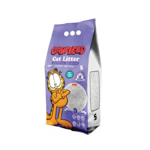 GARFIELD Żwirek bentonitowy dla kota - lawendowy