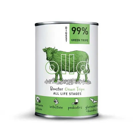 OLLO Zielone żwacze - karma mokra BOOSTER DIGEST dla psa - 400 g