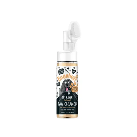 BUGALUGS Pianka owsiana do czyszczenia łap psa - No Rinse Oatmeal Paw Cleaner - 200ml