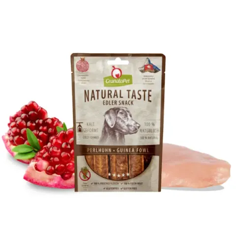 GranataPet Przysmaki naturalne - paski z perliczki dla psa - 90 g