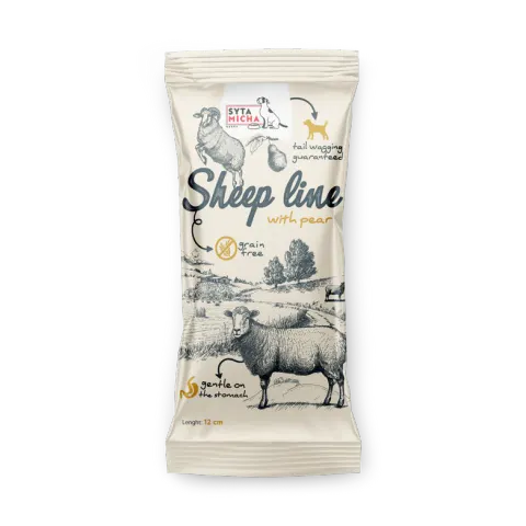 SYTA MICHA Sheep Line Kość do Żucia Owca z Gruszką 12cm