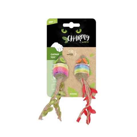 M-PETS Zabawka z kocimiętką CHARMY - MOUSES dla kota
