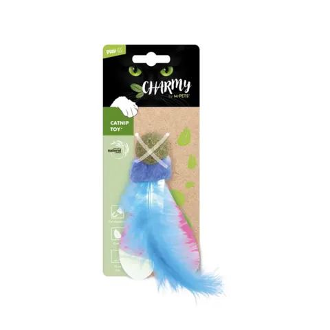 M-PETS Zabawka z kocimiętką CHARMY - FIREFLY dla kotów - kolor niebieski