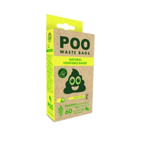 M- PETS POO Woreczki na psie odchody - cytryna - 60 szt.