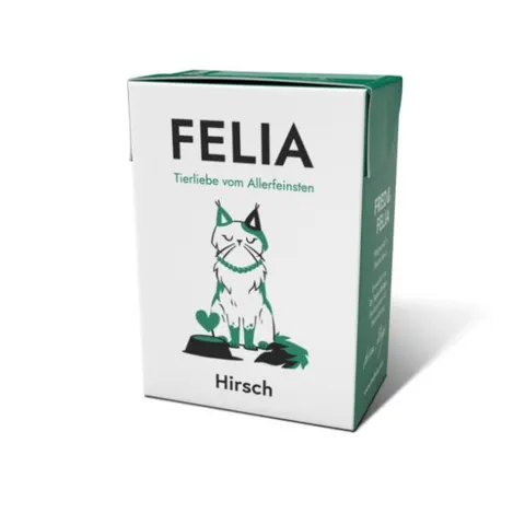 FELIA Karma mokra dla kotów - jeleń - 190 g