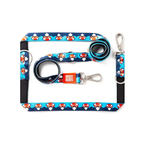 Max&Molly Smycz przepinana dla psa Multi-Leash - Shark