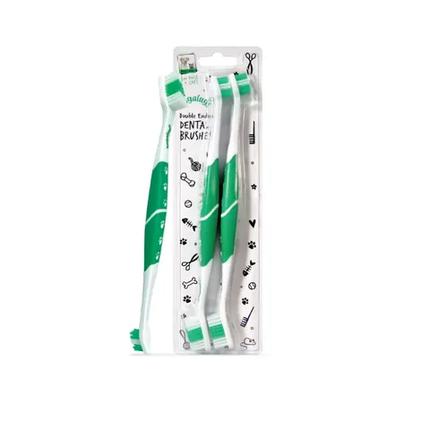 Bugalugs Dwustronna szczoteczka do zębów psa i kota Double Ended Dental Brushes