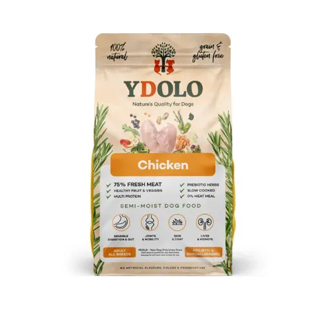 YDOLO CHICKEN Karma półwilgotna dla psa - kurczak i ryby