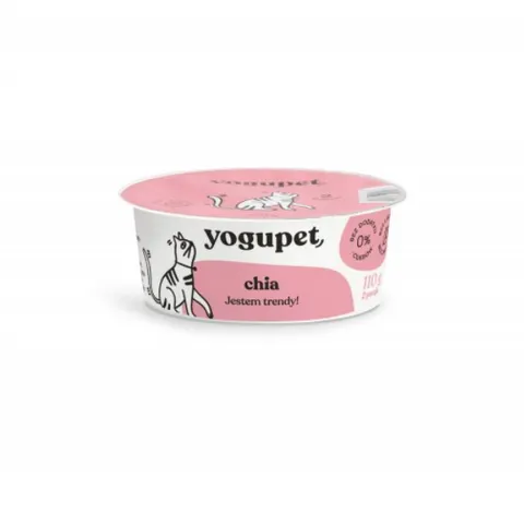 YOGUPET Jogurt do zamrożenia dla kotów - chia - 110 g