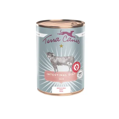 TERRA CANIS Intestinal - Karma dietetyczna dla psów - cielęcina - 400 g x 2 szt.