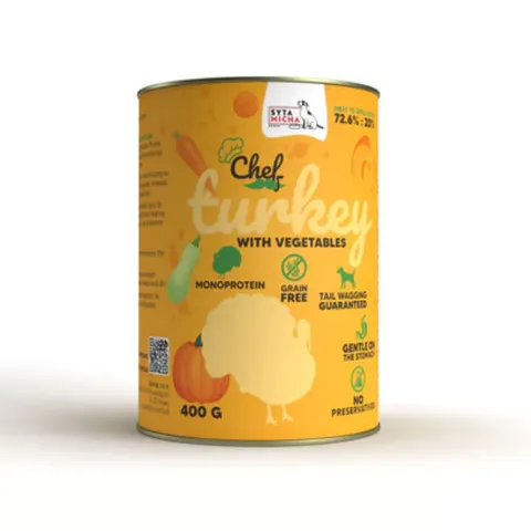 Syta Micha CHEF indyk z warzywami 400g