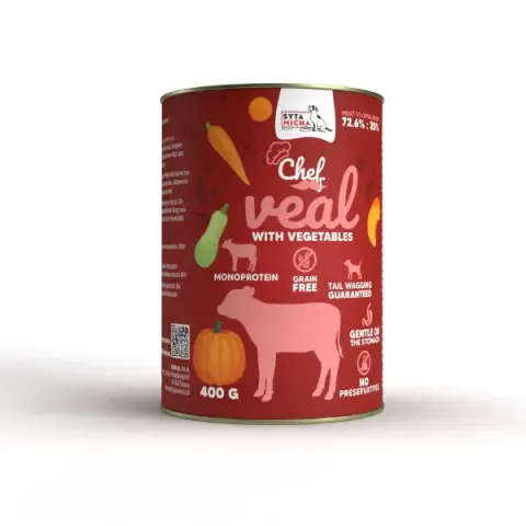 Syta Micha CHEF cielęcina z warzywami 400g