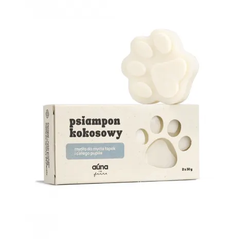 AUNA PSIAMPON Mydło kokosowe do mycia łapek i całego pupila - 60 g