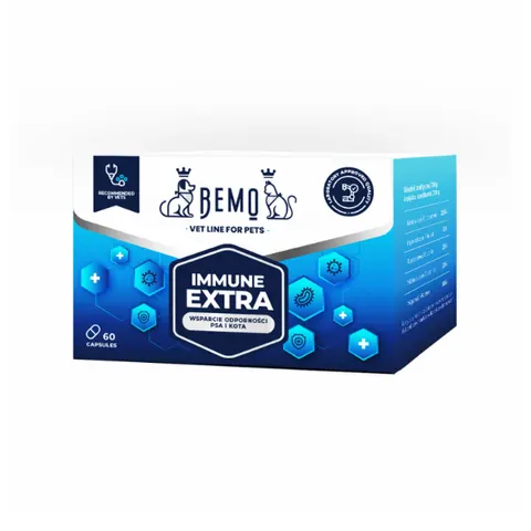 BEMO Immune Extra - wsparcie odporności dla psów i kotów - 60 szt.