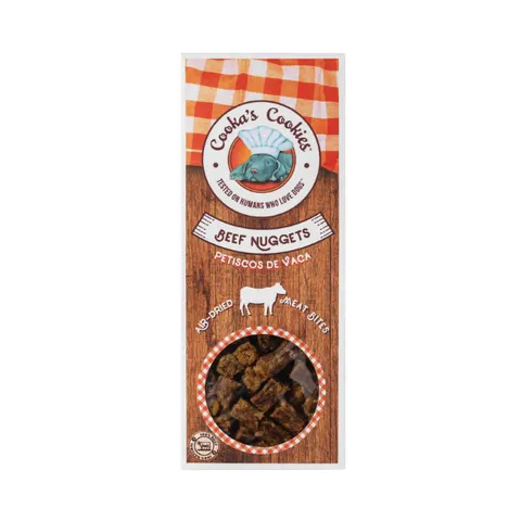 Cooka’s Cookies Nuggetsy z wołowiny - przysmaki dla psów - 60 g