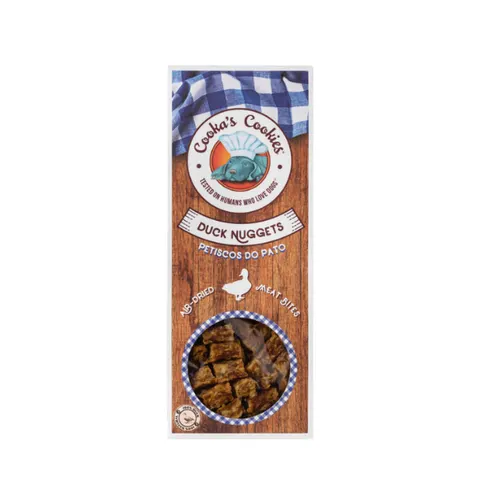 Cooka’s Cookies Nuggetsy z kaczki - przysmaki dla psów - 60 g