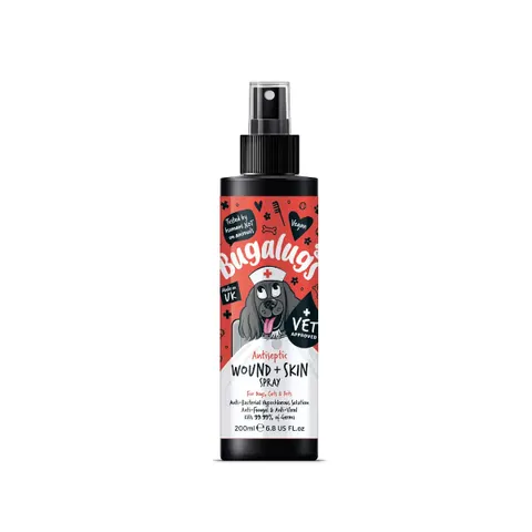 Bugalugs Spray na drobne rany i skaleczenia skóry psa i kota - 200 ml