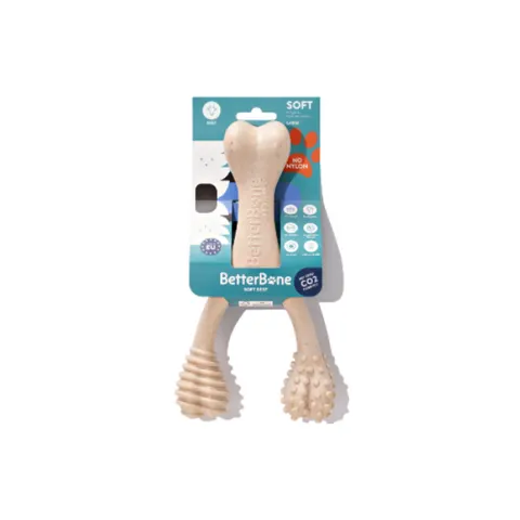 BETTERBONE LARGE SOFT BEEF Gryzak z bezpiecznej celulozy roślinnej dla dużych psów - z wołowiną