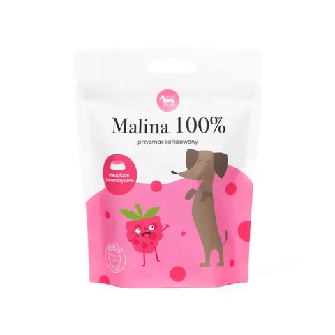 MAXI HAPPS Malina 100% - przysmaki liofilizowane dla psów i kotów - 20 g