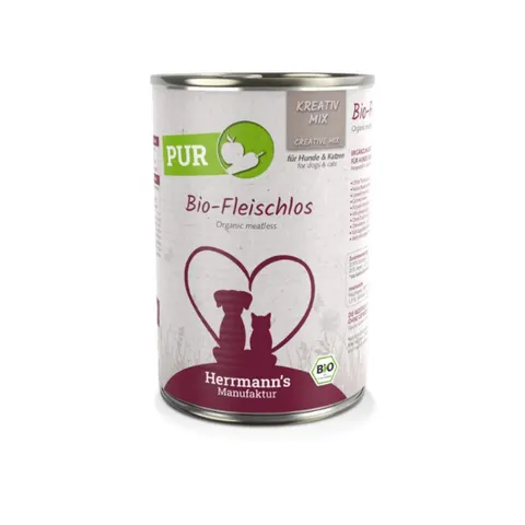 HERRMANN'S MANUFAKTUR Karma bezmięsna ekologiczna dla psów i kotów - 400 g