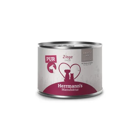 HERRMANN'S MANUFAKTUR BIO Karma z ekologicznej koziny dla psów i kotów