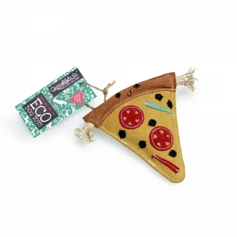 GREEN & WILD'S Pepe le Pizza - zabawka dla psa - pizza