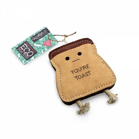 GREEN & WILD'S You're Toast - zabawka dla psa - tost