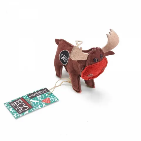 GREEN & WILD'S Rudy the Reindeer - zabawka dla psa - renifer