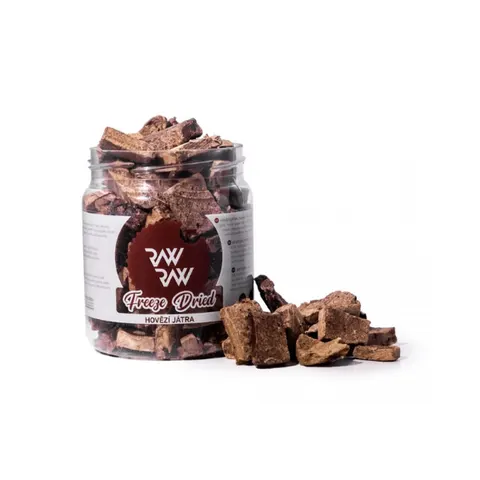 RAW Liofilizowana wątroba wołowa - przysmaki dla psów - 90 g