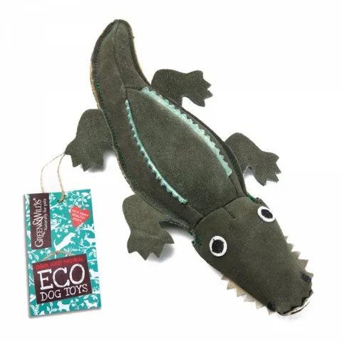 GREEN & WILD'S Colin the Crocodile - zabawka dla psa - krokodyl
