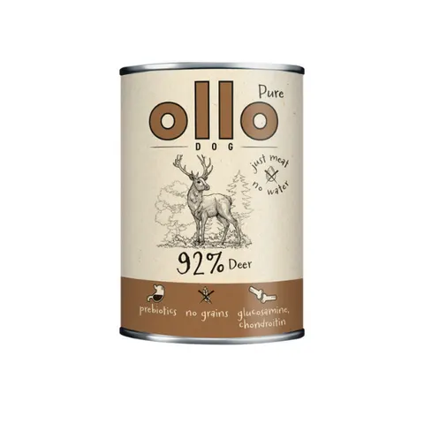 OLLO Jeleń - karma mokra PURE dla psa - 400 g