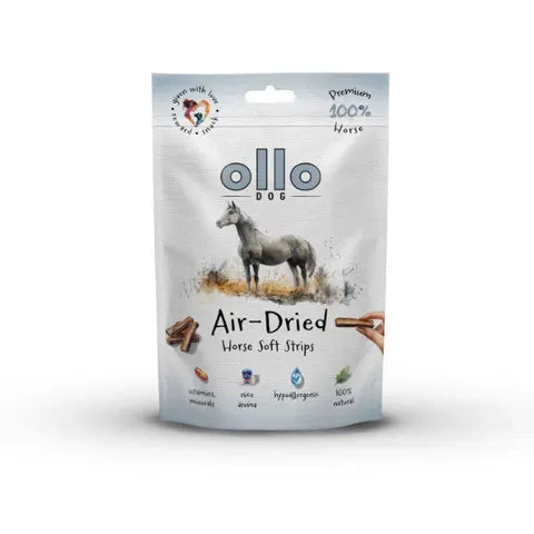 OLLO Przysmaki monobiałkowe z koniny dla psa - 80 g