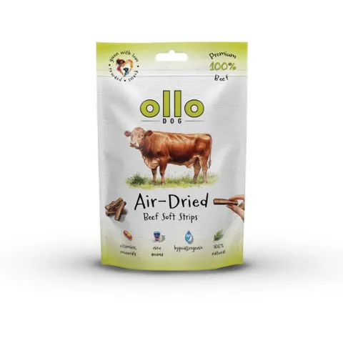 OLLO Przysmaki monobiałkowe z wołowiny dla psa - 80 g