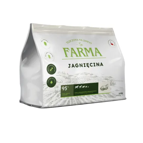 FARMA Karma tłoczona na zimno dla psów - jagnięcina