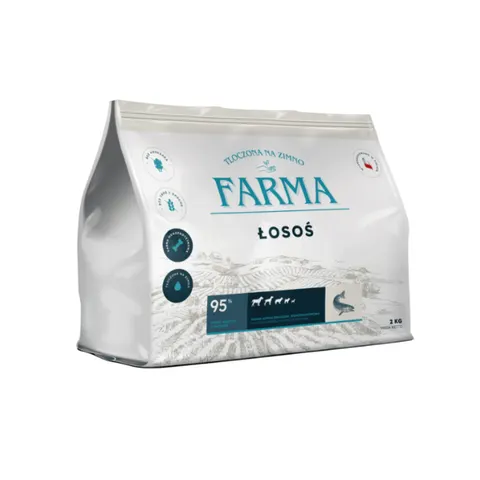FARMA Karma tłoczona na zimno dla psów - łosoś