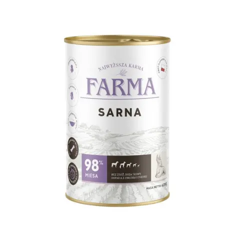 FARMA Sarna - karma mokra dla psa - 400 g