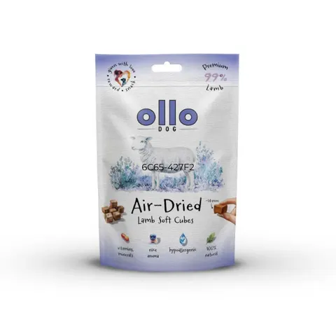 OLLO SOFT CUBE Przysmaki w kształcie kostek z jagnięciny dla psów - 80 g