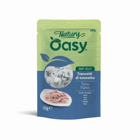 OASY NATURY Karma uzupełniająca dla kotów - tuńczyk - 70 g