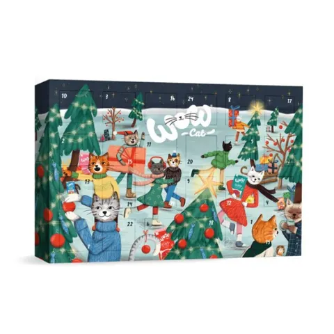 WOW CAT Kalendarz adwentowy dla kota - 60 g