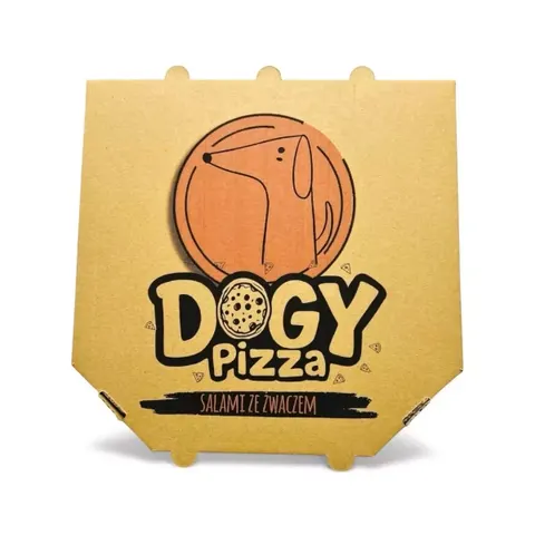 DOGY PIZZA - gryzak z salami i żwaczem dla psa